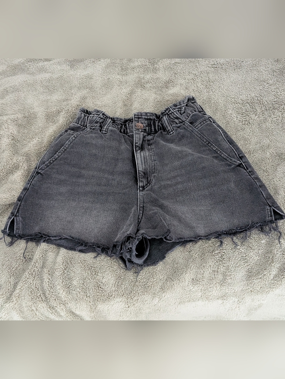 Zara High-Rise Denim Shorts